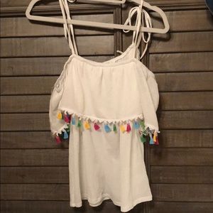 Festive white blouse